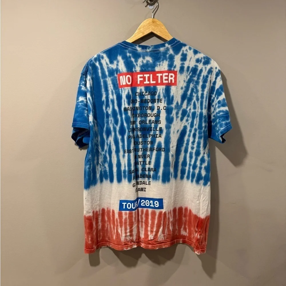 The Rolling Stones No Filter Tie Dye Tour Concert T-Shirt - Picture 2 of 7